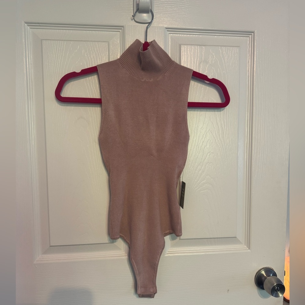 Open back Sweater Bodysuit